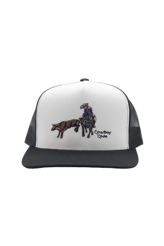 COWBOY CODE CHARRO TRUCKER HAT